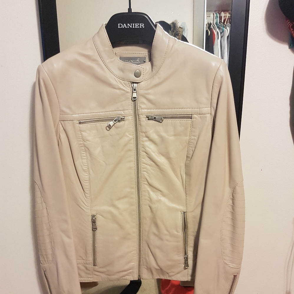 NWT Italian Leather Jacket